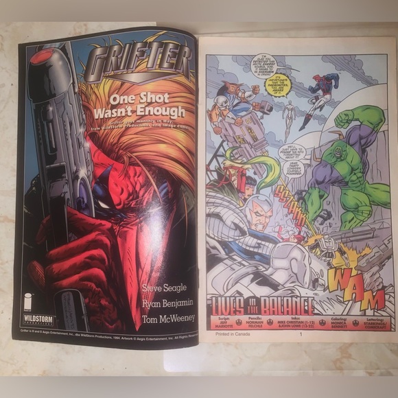 COLLECTIBLE BD WILD C.A.T.S ADVENTURES. 1994 - Picture 3 of 4